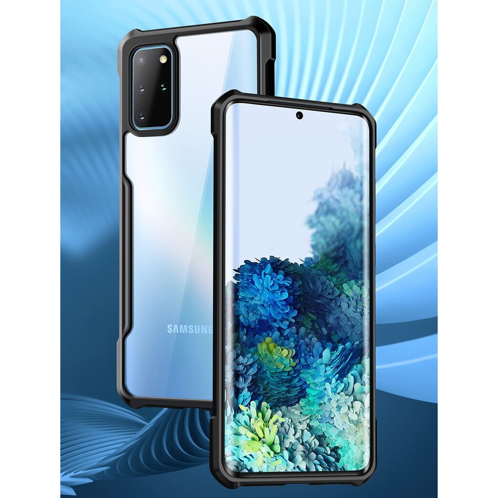Ốp lưng chống sốc lưng trong cứng, viền dẻo nhiều màu NTC cho các dòng điện thoại Samsung / Oppo / Realme