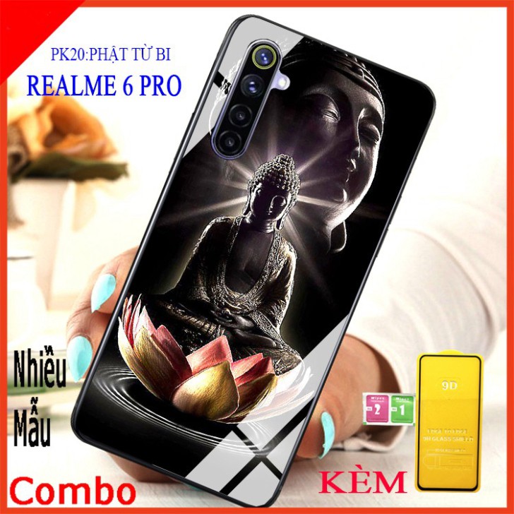 (COMBO ốp lưng )1 ốp lưng điện thoại REALME 6 PRO và 1 kính cường lực full màn hình, Có kèm video sản phẩm educase66