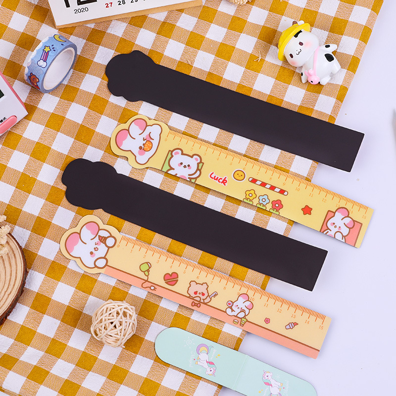Thước Họa Tiết Hoạt Hình, Kích Thước 15cm
