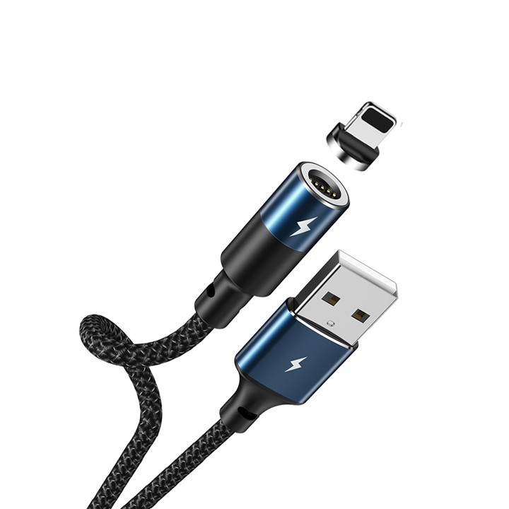 Cáp sạc nhanh remax nam châm cho iphone và androi rc-102 chính hãng