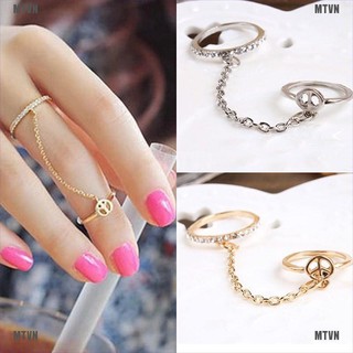 Nhẫn Nữ Trơn Đính Đá Độc Đáo