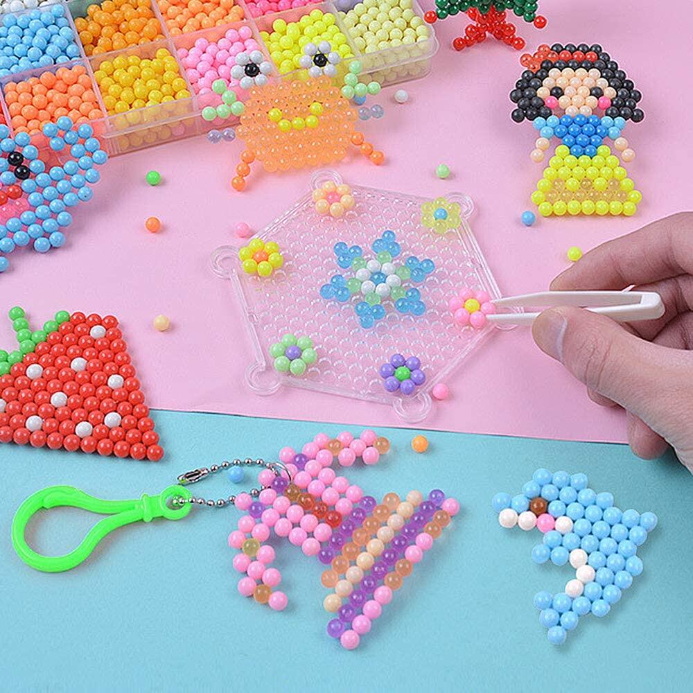 Bộ Đồ Chơi Xếp Hình 1500 Hạt Nước Ma Thuật Sáng Tạo Cho Bé