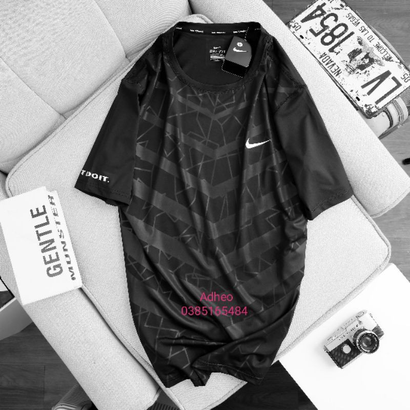 Áo thun thể thao nam tay ngắn không cổ bigsize
