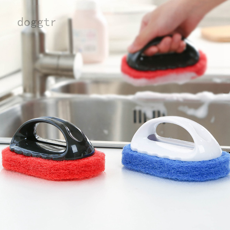 Miếng Bọt Biển Có Tay Cầm Dùng Để Chùi Rửa Nhà Bếp Thiết Kế Đa Năng Tiện Dụng