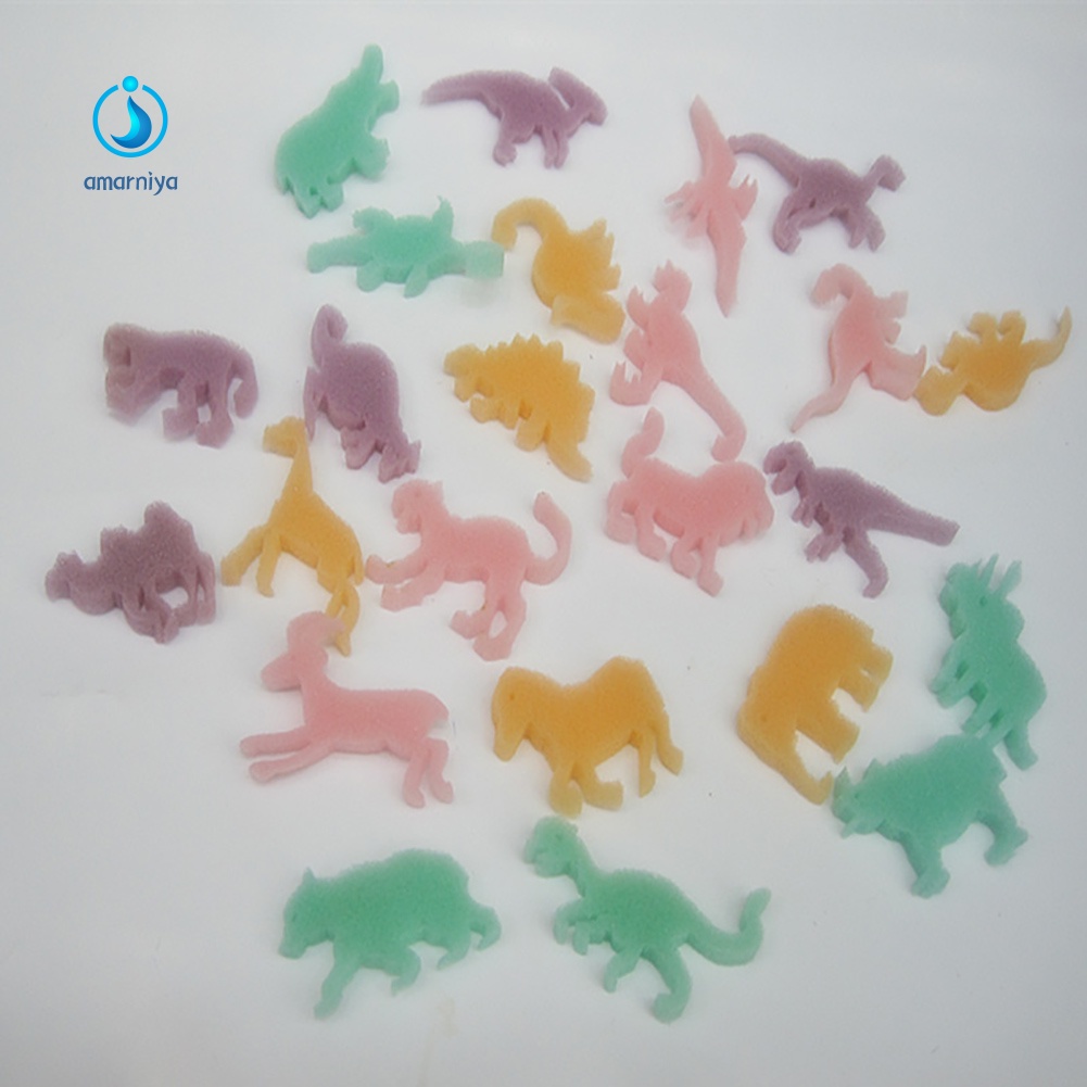 Set 12 Đồ Chơi Viên Nén Nước Bằng Xốp Cho Bé