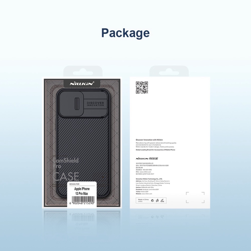 Ốp lưng NILLKIN kết hợp miếng bảo vệ camera sau chuyên dụng iPhone 13 Pro / 13 Pro Max / 13 Mini / 12 Pro / 12 Pro Max /