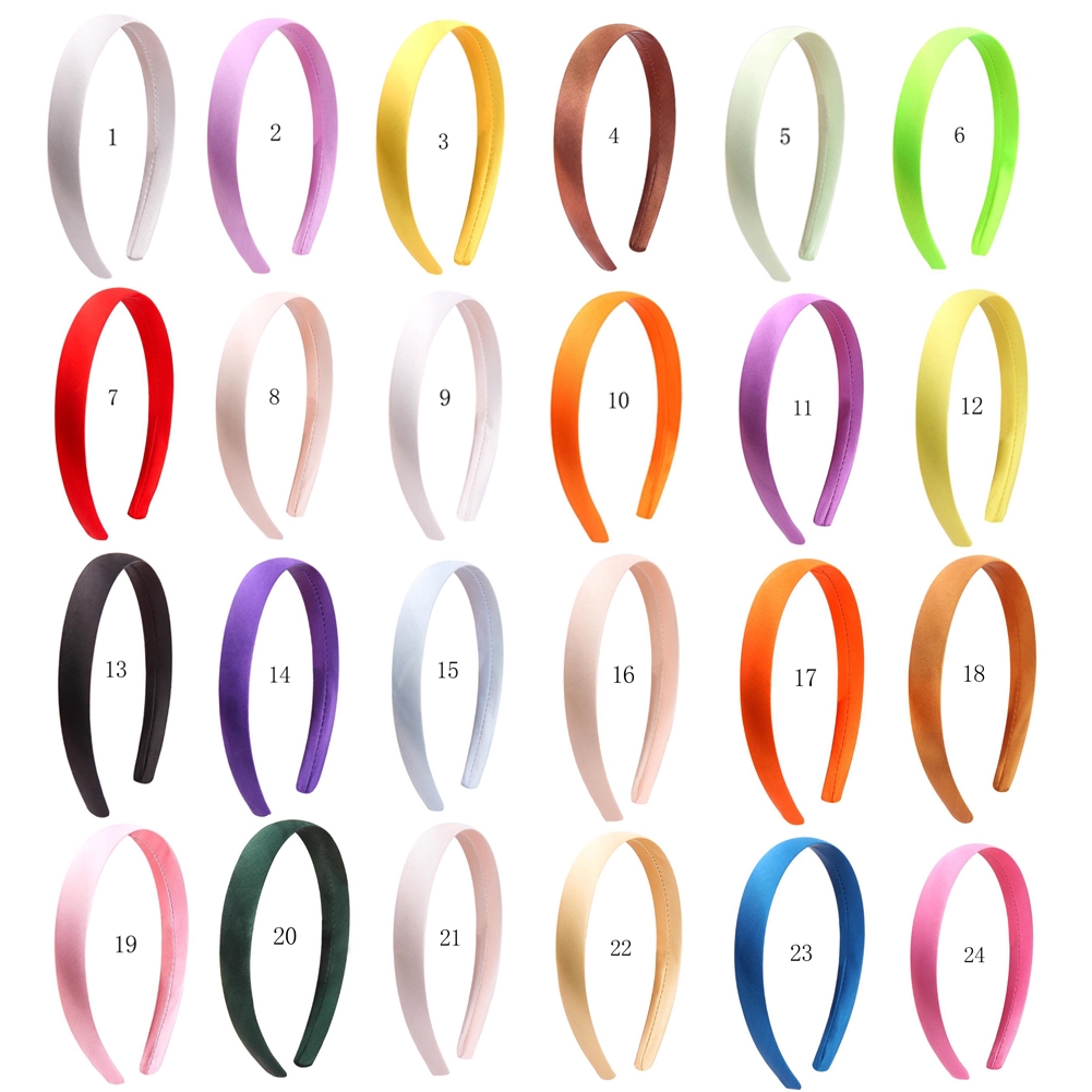 Băng đô cài tóc màu trơn kiểu dáng đơn giản thời trang cho nữ (Headband)