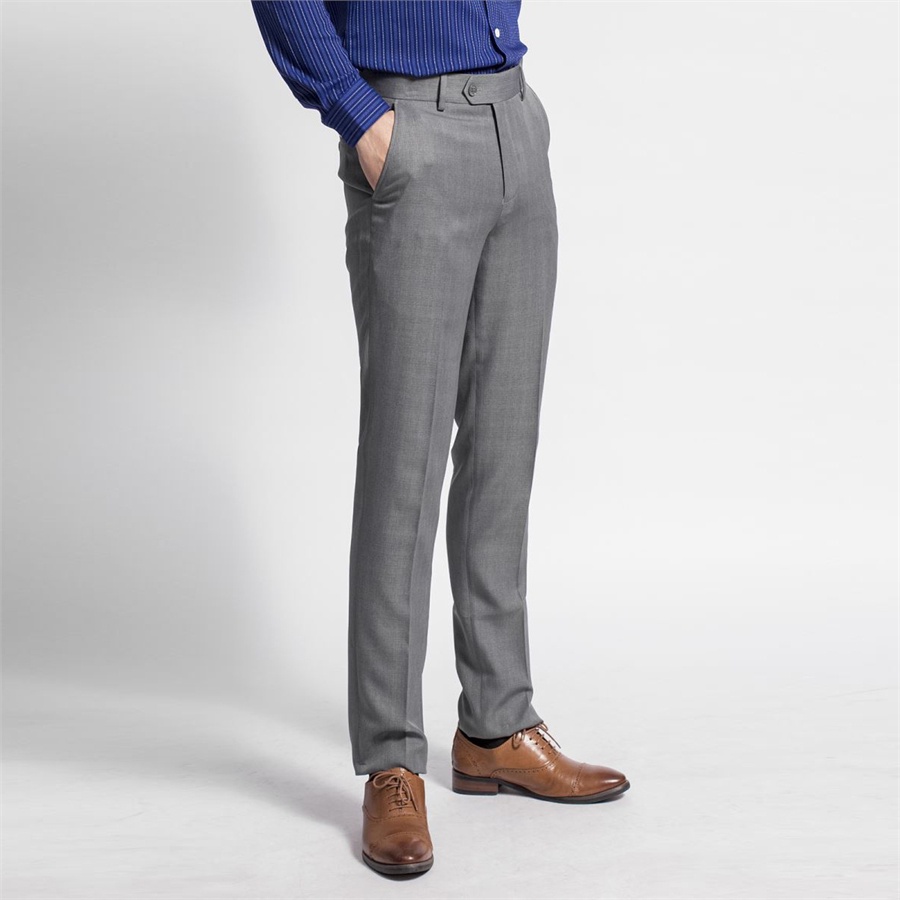 Quần âu Aristino kẻ from rộng gấu chờ  ATR01108