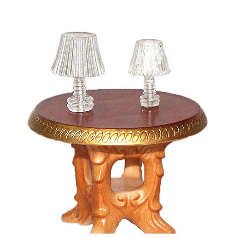 LUOL Set 2 Đèn Led 2 Kiểu Mini Dùng Để Trang Trí Nhà Búp Bê