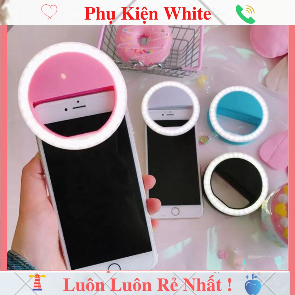 Đèn Chụp ảnh LED Selfie Kẹp Điện Thoại Tạo Hiệu Ứng Ánh Sáng -Đèn Selfie