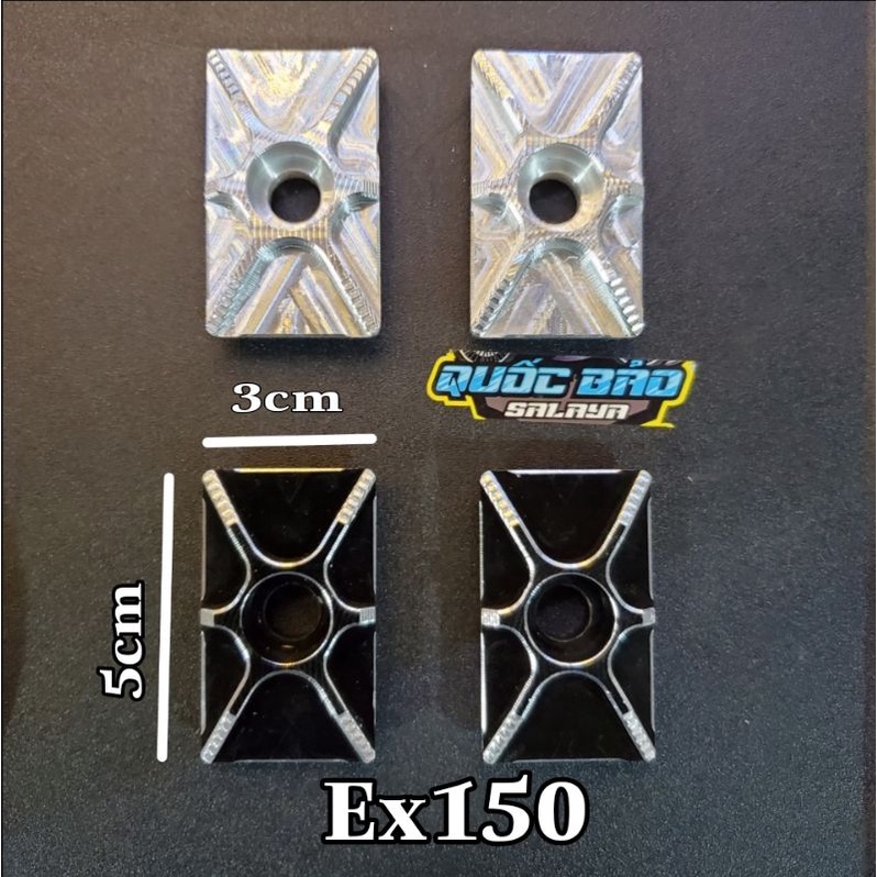 Nắp Đậy Tăng Sên Âm CNC 2 Màu Trắng Đen Lắp Cho Ex150 Winv1 Sonic Satria Như Zin