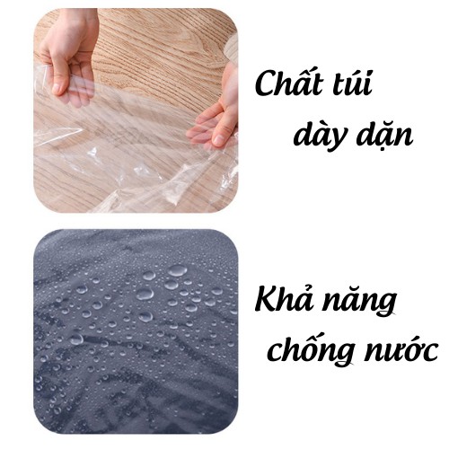 Túi Bọc Quần Áo, Túi Đựng Quần Áo Treo Tủ Đứng Trong Suốt Bảo Quản Đồ Chống Ẩm Mốc LEON OFFICIAL