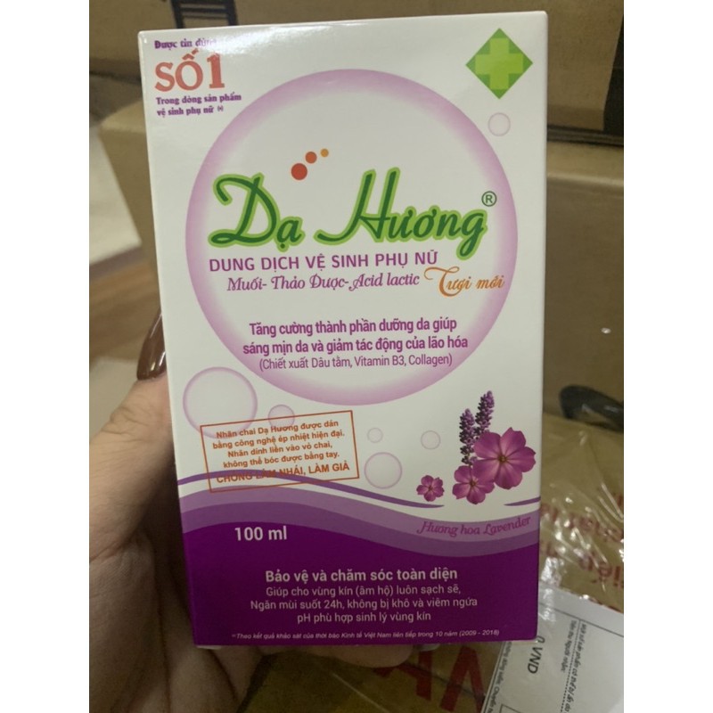 Dung Dịch Vệ Sinh Phụ Nữ Dạ Hương 100ml