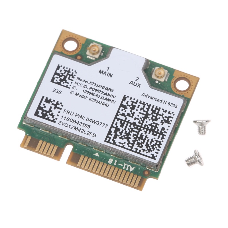 Card PCI-E Mini Kết Nối Bluetooth 4.0 Không Dây 6235ANHMW 2.4 / 5G 300M Thẻ