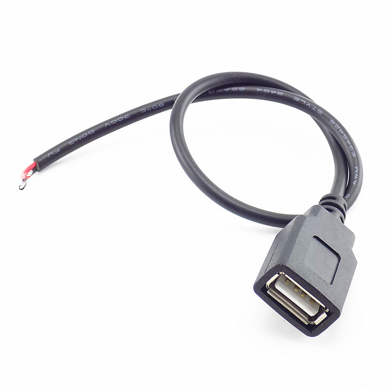 Dây Cáp Sạc Nối Dài 30cm 2 Pin 4 Lõi USB 2.0 type A 5V VNK2 Chất Lượng Cao