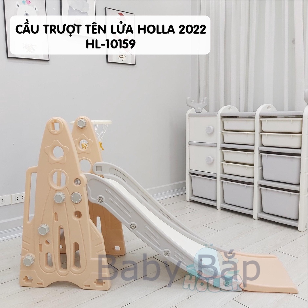 Cầu trượt xích đu tên lửa Holla HL-10164 2022