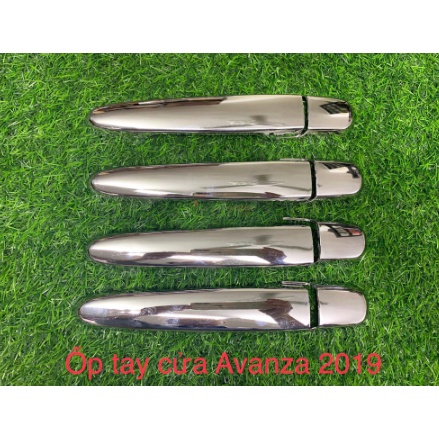 Ốp Tay Nắm Cửa Xe Toyota Avanza 2019 mạ crom