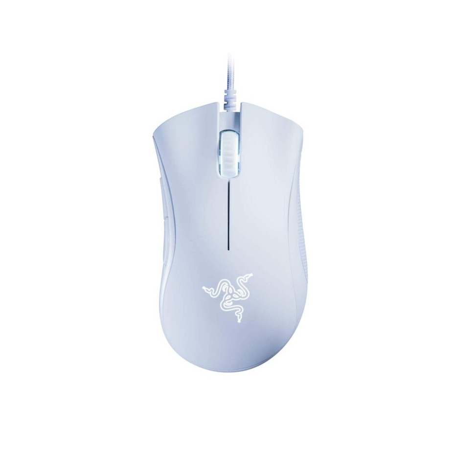 Chuột Razer DeathAdder Essential White Edition - Ergonomic Wired Gaming Mouse - FRML Packaging_RZ01-03850200-R3M1