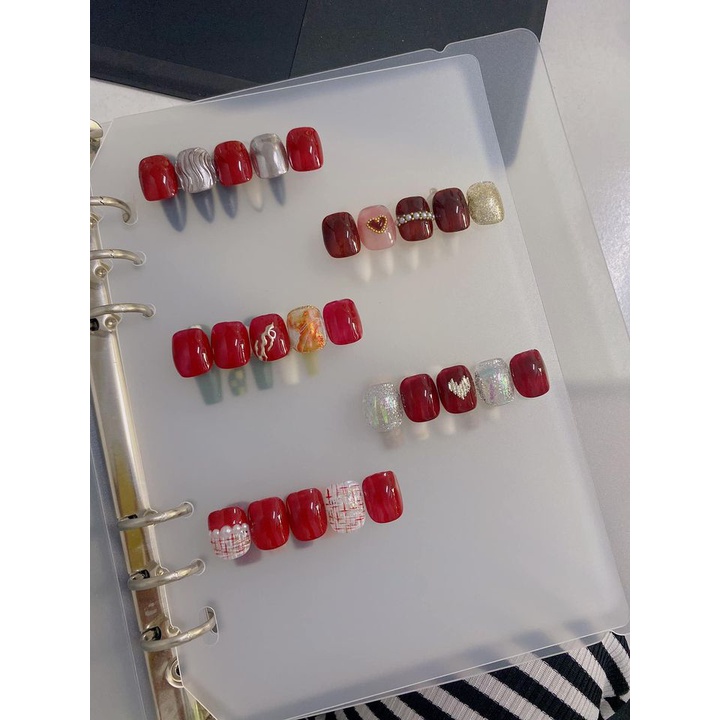 Sổ gắn móng mẫu nail