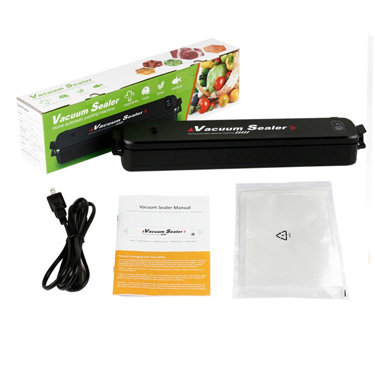 Máy Hút Chân Không Thực Phẩm Vacuum Sealer - Máy Hàn Miệng Túi Đựng Thực Phẩm Bảo Quản Thực Phẩm Lâu Hơn {SIÊU SALE}