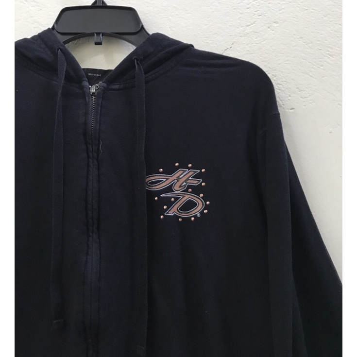 Áo hoodie zip Motor Harley Davidson 2hand
