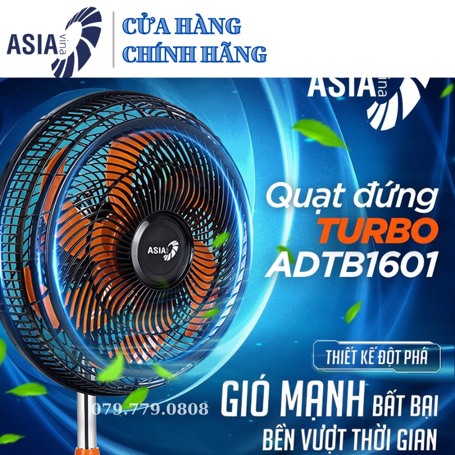 Quạt lửng ASIA vina turbo ATB 1601 - 80W - Cánh 40cm