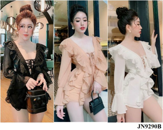 Jump cột dây hở ngực bèo rũ sexy