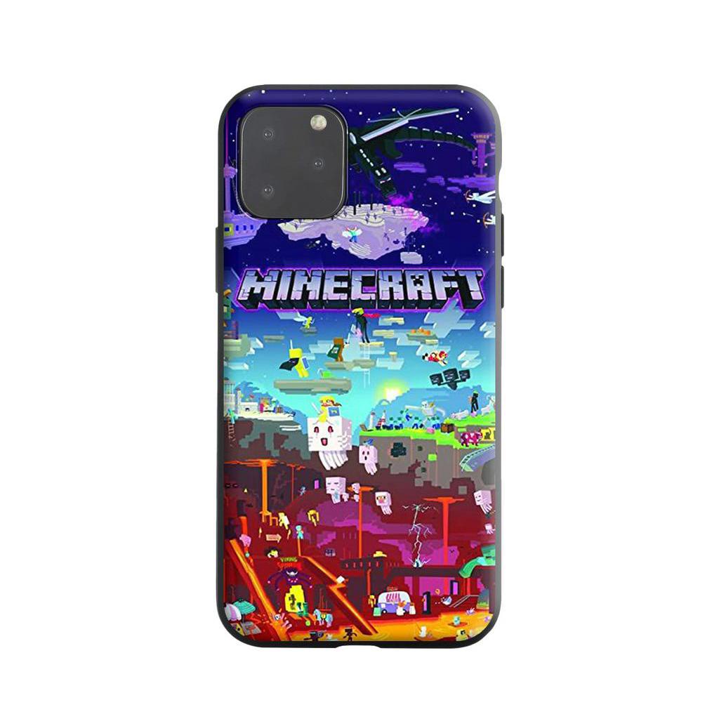 Silicone Ốp Điện Thoại Silicon tpu Mềm Hình minecraft 66 Cho iphone xr / 6 / 6s / 7 / 7 plus / 8 / 8 plus / se 2020