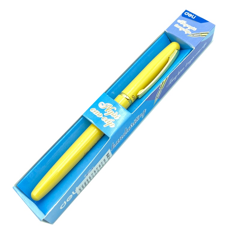 Bút máy viết chữ đẹp, luyện chữ, bút máy Deli Q898