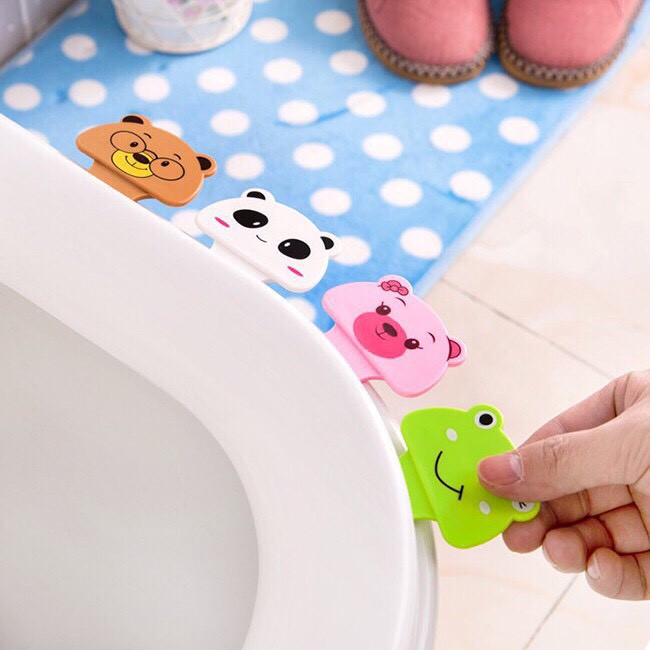 Miếng Dán Mở Nắp Bồn Cầu Toilet Tránh Vi Khuẩn