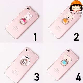 Iring Giá Đỡ Điện Thoại Chiếc Nhẫn Hình Thú Nhồi Bông Siêu Đáng Yêu Bám Chắc Lắm Luôn!