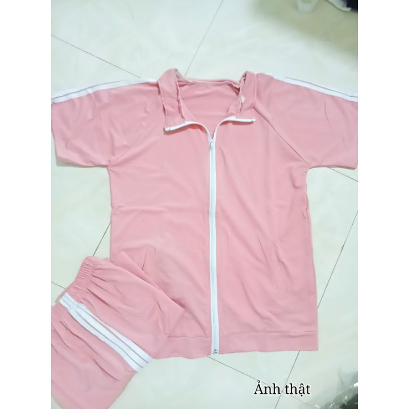 Sét bộ thể thao 3 sọc trơn , from unisex cực cá tính