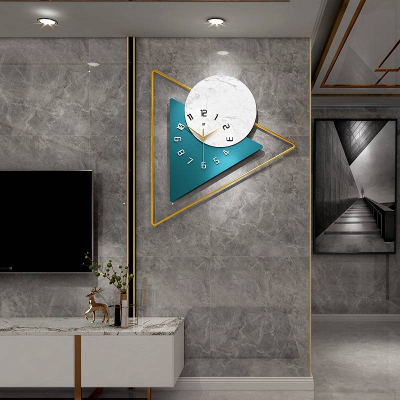 Living room decoration wall clock, art decoration clock, decorative digital wall clock.