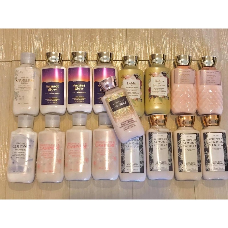 BODY LOTION SỮA DƯỠNG THỂ THƠM HƯƠNG NƯỚC HOA BATH & BODY WORK SALE ĐỦ MÙI