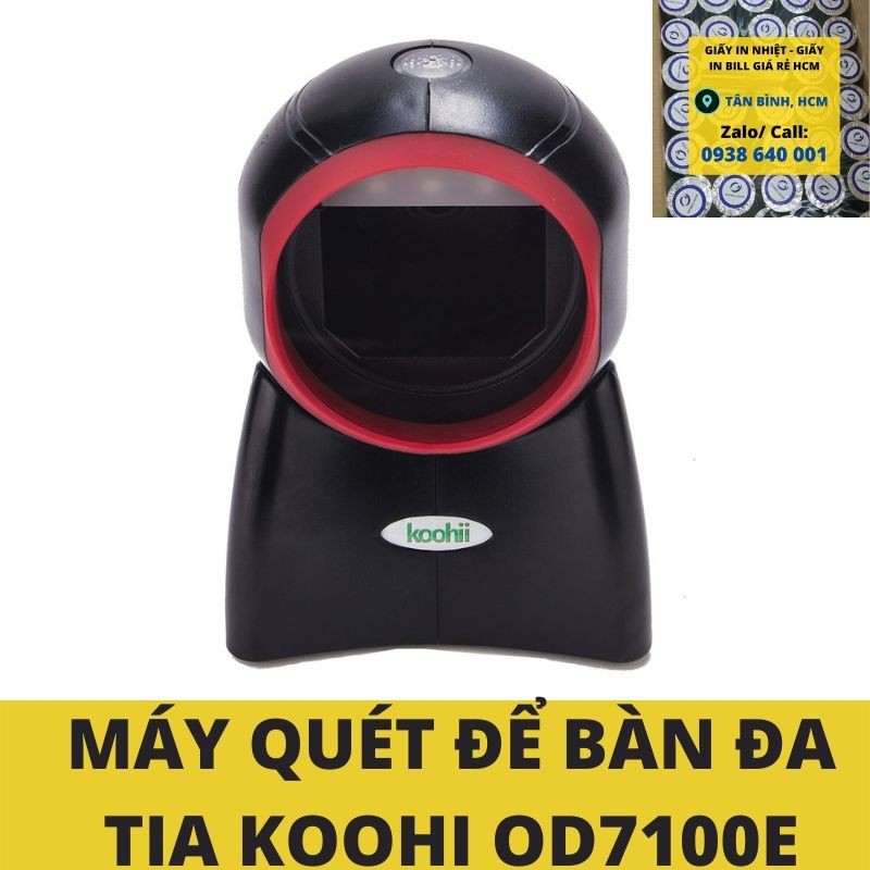 Máy Quét Mã Vạch Đa Tia 1D, 2D OD7100E