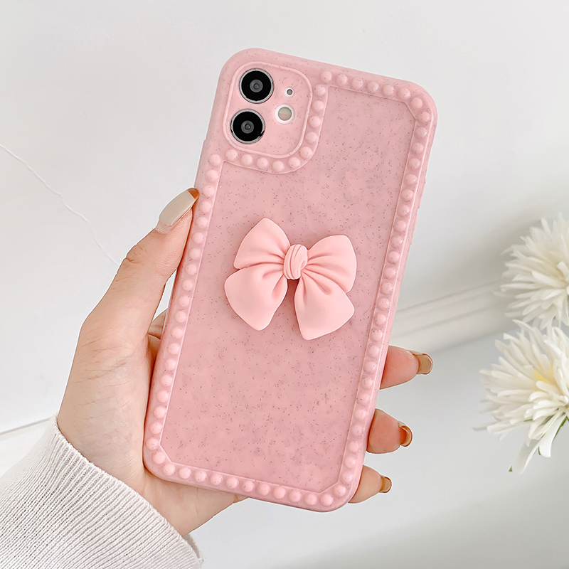 Ốp lưng TPU mềm trang trí nơ cho Iphone 12 Pro Max Mini Iphone Se2020 11pro Max Ix Xr Xs Max 7 8 Plus | BigBuy360 - bigbuy360.vn