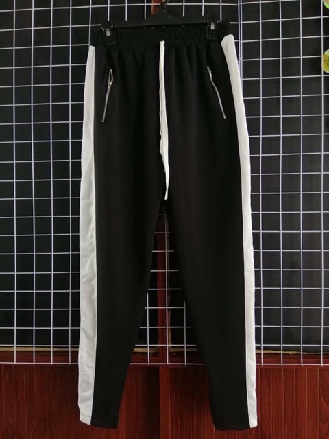 Quần thể thao trackpants 1 sọc phối zip cực ngầu | BigBuy360 - bigbuy360.vn
