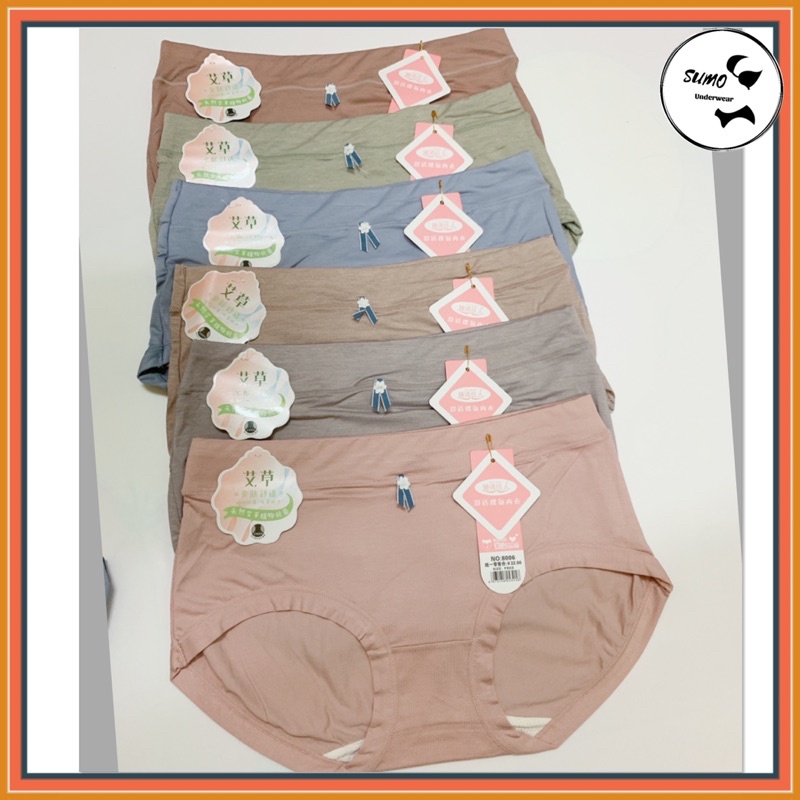 Quần lót nữ cotton lạnh cạp cao gen bụng nhẹ, ôm mông, đáy lót cotton thông hơi. Phom 40-60kg. Vòng mông 85-98cm. 8006