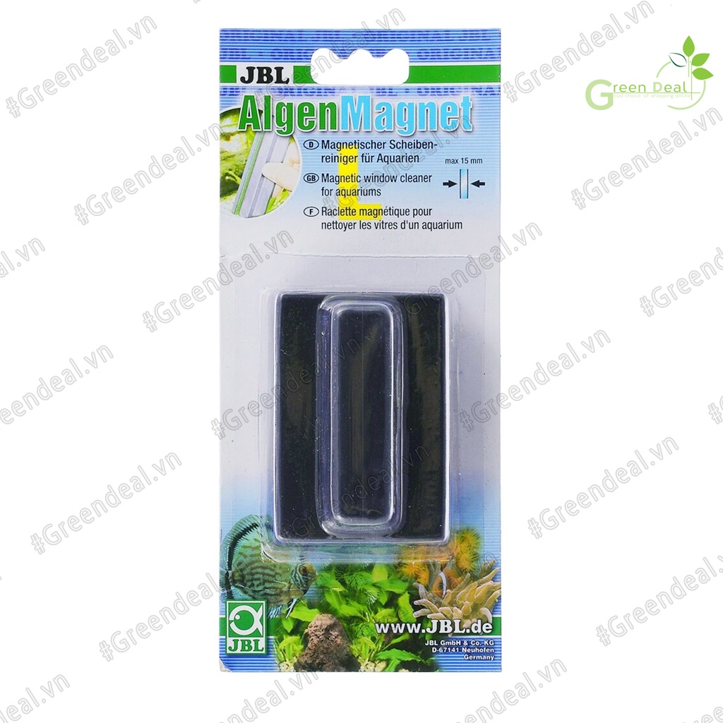 JBL - Algen Magnet | Nam châm cọ bể, chùi kính vệ sinh hồ cá thủy sinh, hồ cá biển