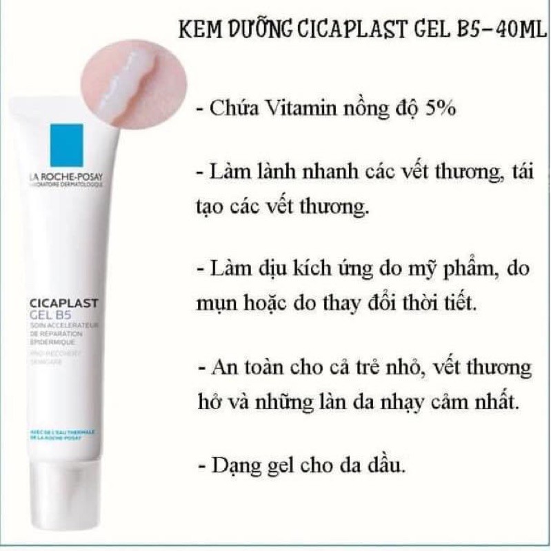 Kem dưỡng giảm mụn Gel B5 Laroche Posay 40ml | BigBuy360 - bigbuy360.vn