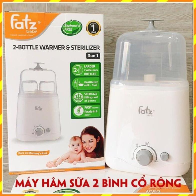 [kèm quà] Máy hâm sữa đôi đa năng Fatzbaby fb3012sl