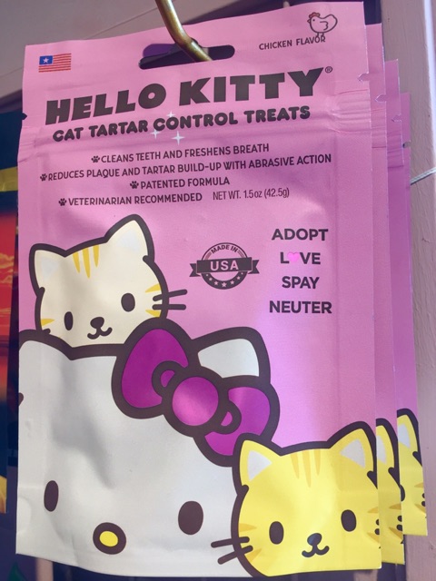 Hello Kitty Tartar Control Cat Treats - Bánh thưởng Hello Kitty làm sạch răng miệng cho mèo