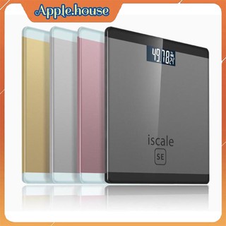 [TẶNG DÂY SẠC USB] Cân Điện Tử Kính Cường Lực Cân Sức Khỏe Cảm Biến 4 Điểm Chính Xác Siêu Bền- Apple House