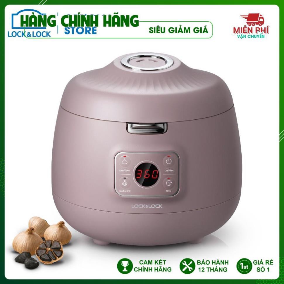 Máy làm tỏi đen Lock&Lock Black Garlic Maker, 220-240V~, 50-60Hz, 90W, 3L - Màu tím