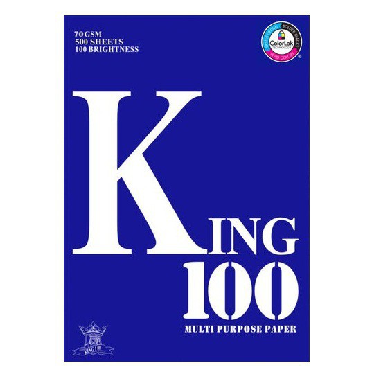 HẢI TIẾN Giấy in King 100 - A4/70gsm (500 tờ/ream)