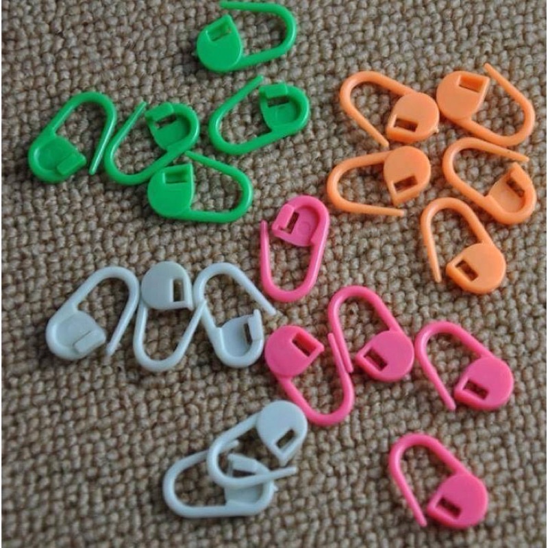 Set 10 móc đánh dấu len bằng nhựa