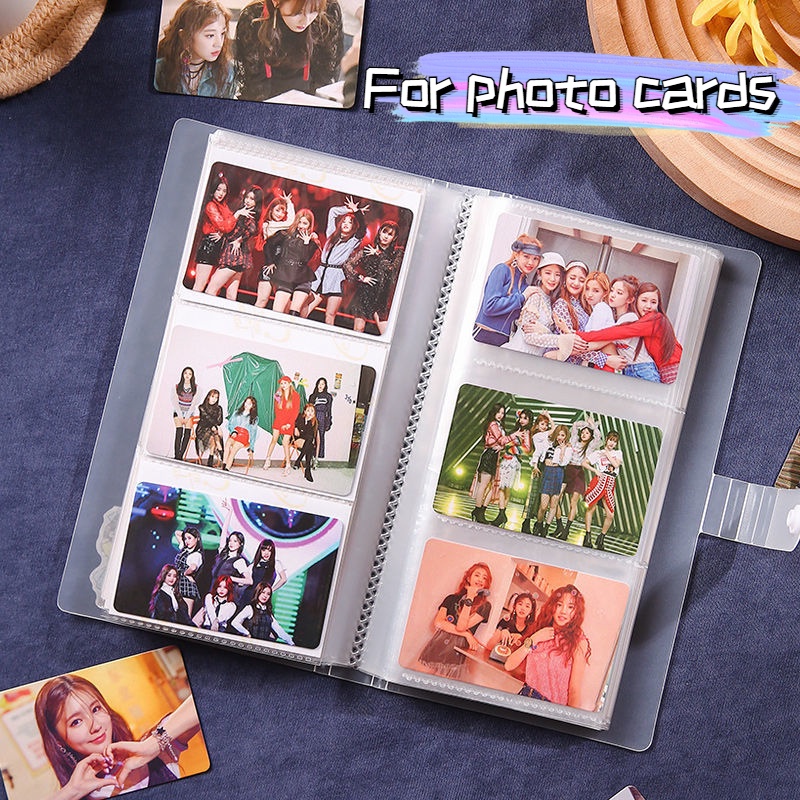 Cuốn sách thẻ 3 inch Polaroid album ảnh 240 thẻ trong suốt cuốn sách bộ sưu tập thẻ nhỏ phải có để đuổi theo các ngôi sao