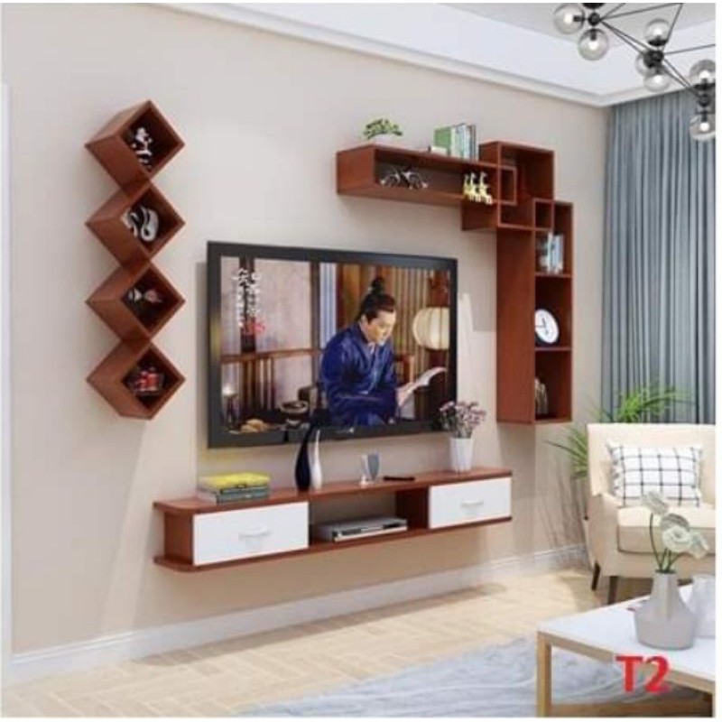 Kệ Tivi Treo Tường 💖𝑭𝑹𝑬𝑬𝑺𝑯𝑰𝑷 100%💖  Nội Thất Thago Ma005A