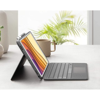 Bao da kèm bàn phím Logitech Combo Touch Dành cho iPad Pro 10.5 và iPad Air 3 Có Touchpad (Chuột), Đèn bàn phím