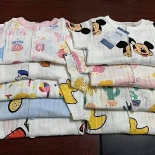 Combo 5 bộ cotton giấy chất đẹp cho bé 150k